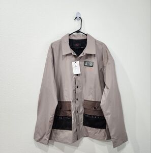 Nike Air Jordan Paris Saint-Germain PSG Cargo Jacket DM3104-010 Men's Size Large